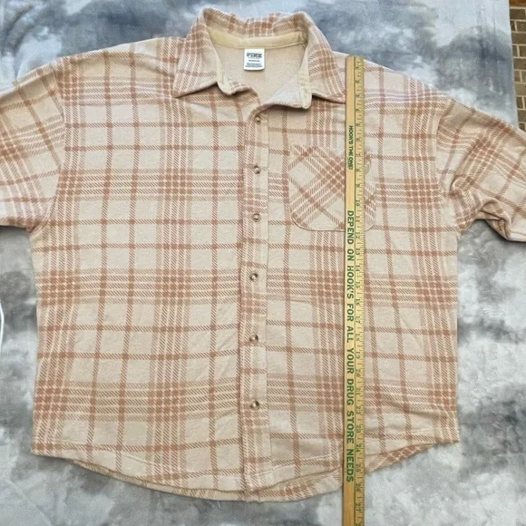 Victoria’s Secret PINK soft cozy lightweight jacket shirt shacket - Picture 8 of 8